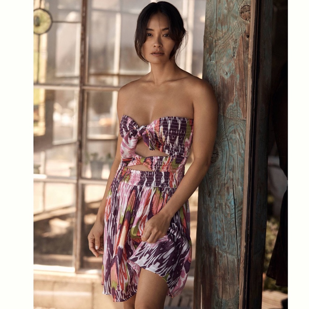 NWOT Anthropologie Reversible Mini Dress